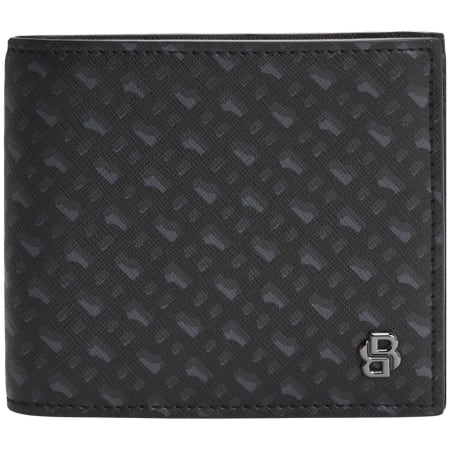 折りたたみ財布 DEINET DEINET SIGNATURE WALLET IN BLACK Leather Wallet with Hidden Compartment - Osgoode Marley